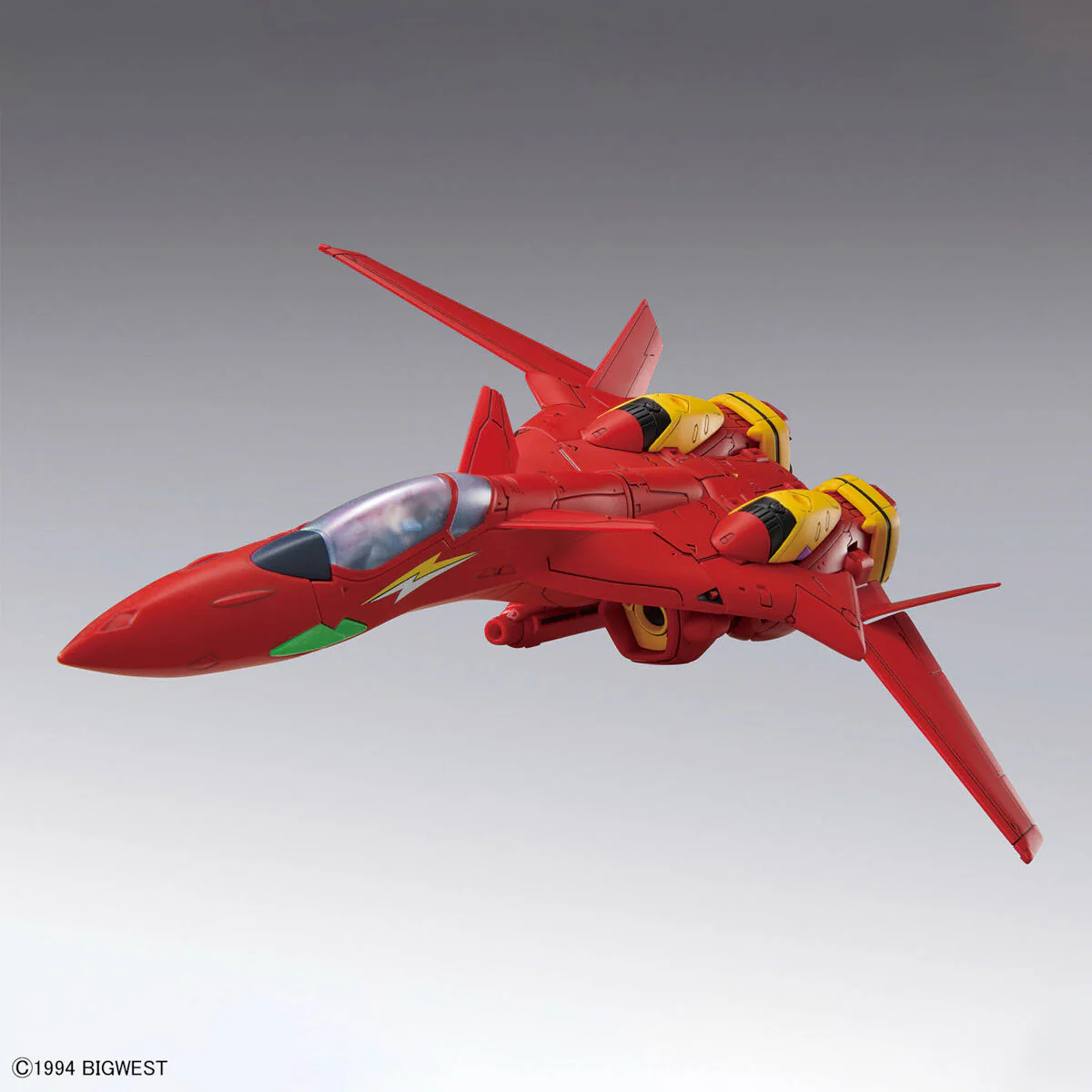 Bandai Macross 7 HG 1/100 VF-19 Custom Fire Valkyrie with Sound Booster Model Kit - Image 3