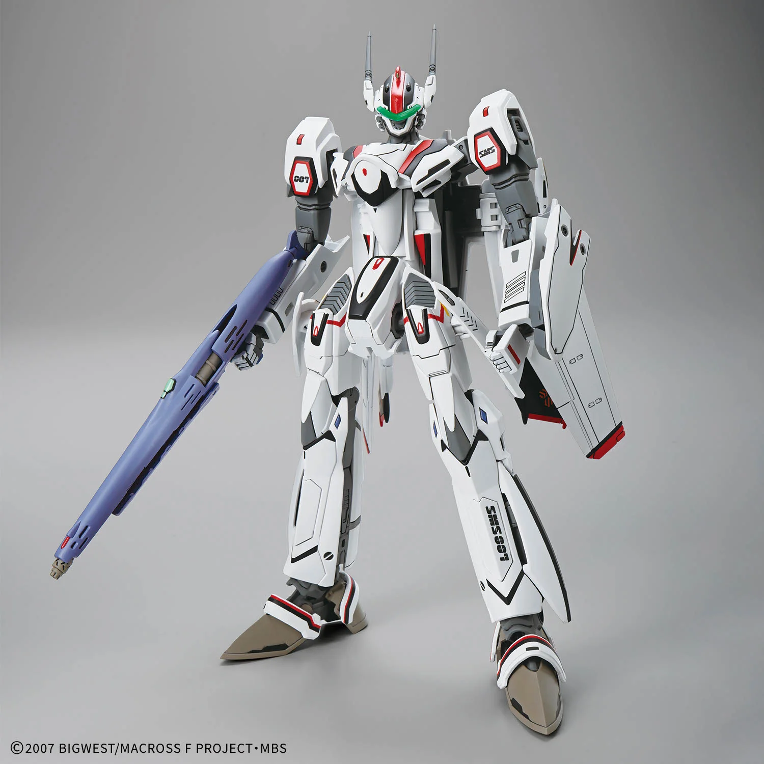 Bandai Macross Frontier HG 1/100 VF-25F Messiah Valkyrie (Alto Custom) Model Kit - Image 2