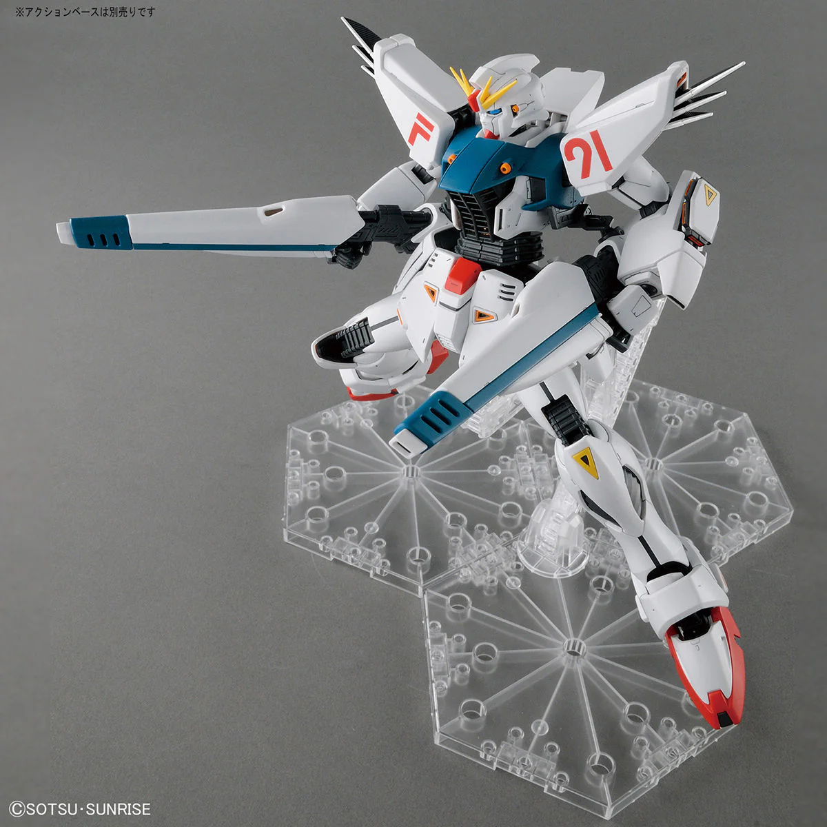 Bandai MG 1/100 F91 Gundam F91 Ver. 2.0 Model Kit - Image 6