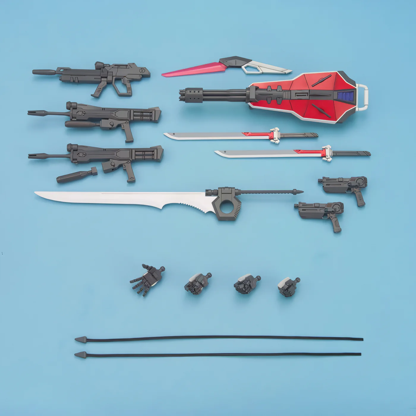 Bandai MG 1/100 GAT-X105E Lukas's Strike E + I.W.S.P. Model Kit - Image 10