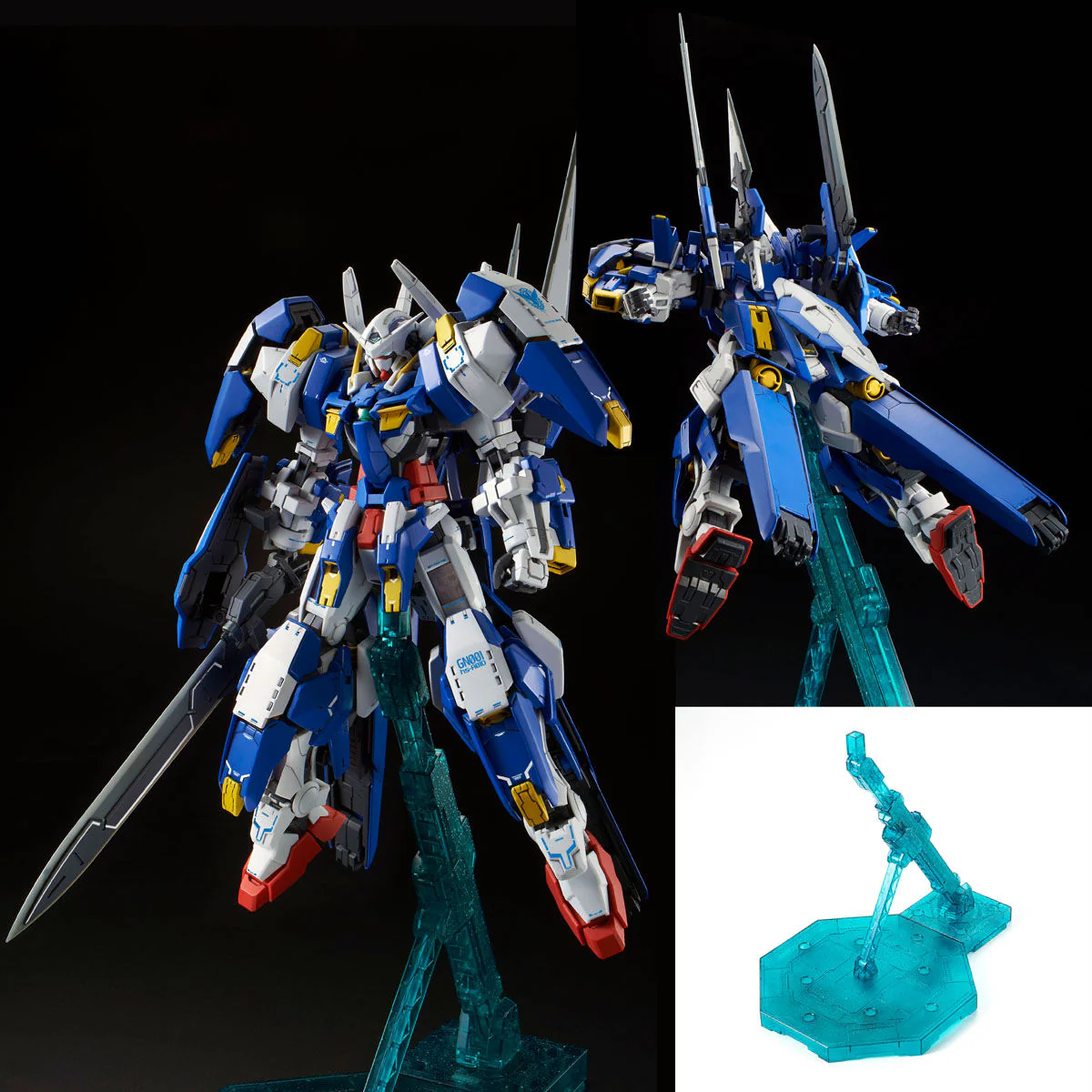 Bandai MG 1/100 GN-001/hs-A01D Gundam Avalanche Exia Model Kit - Image 6