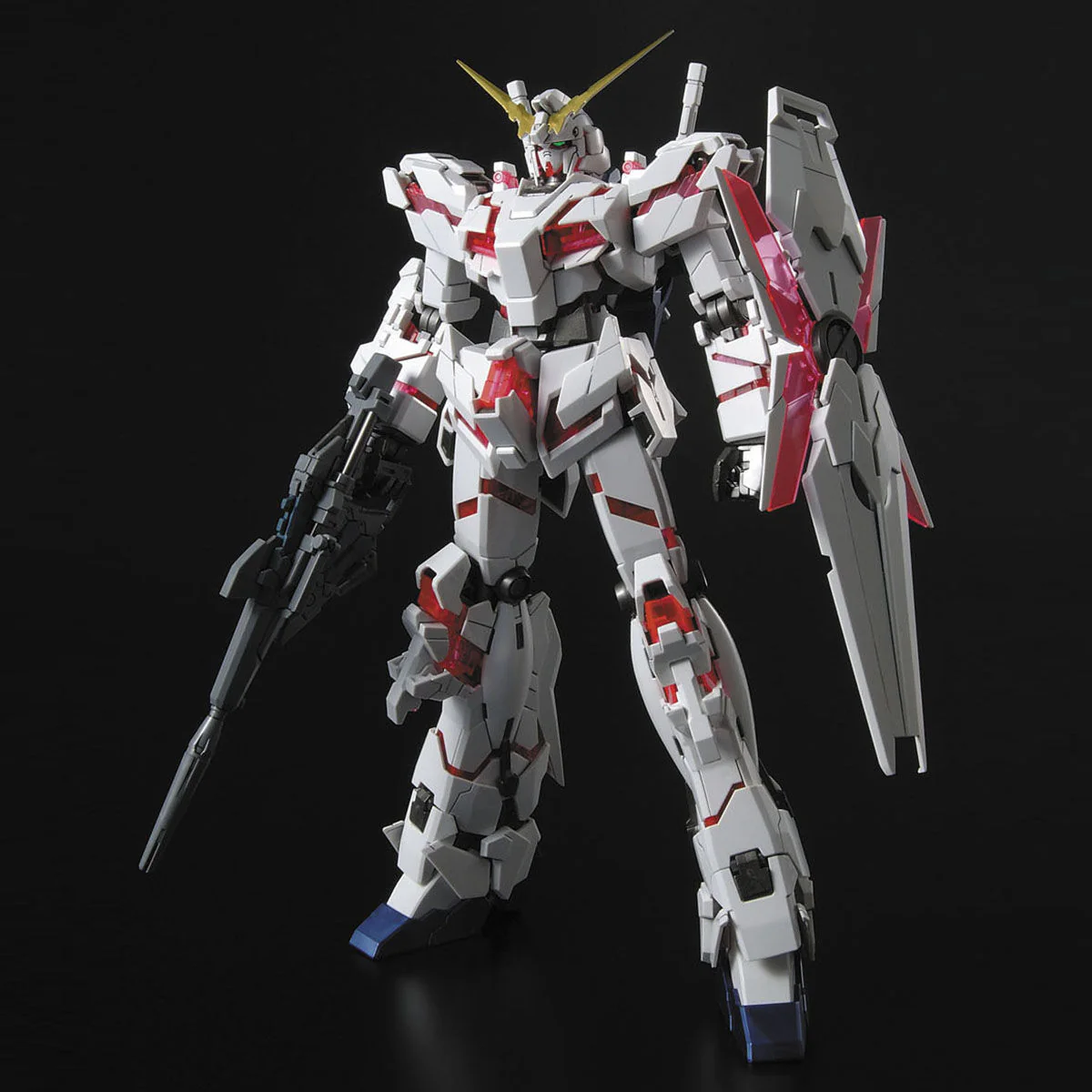 Bandai MG 1/100 RX-0 Unicorn Gundam HD COLOR + MS CAGE Model Kit - Image 2