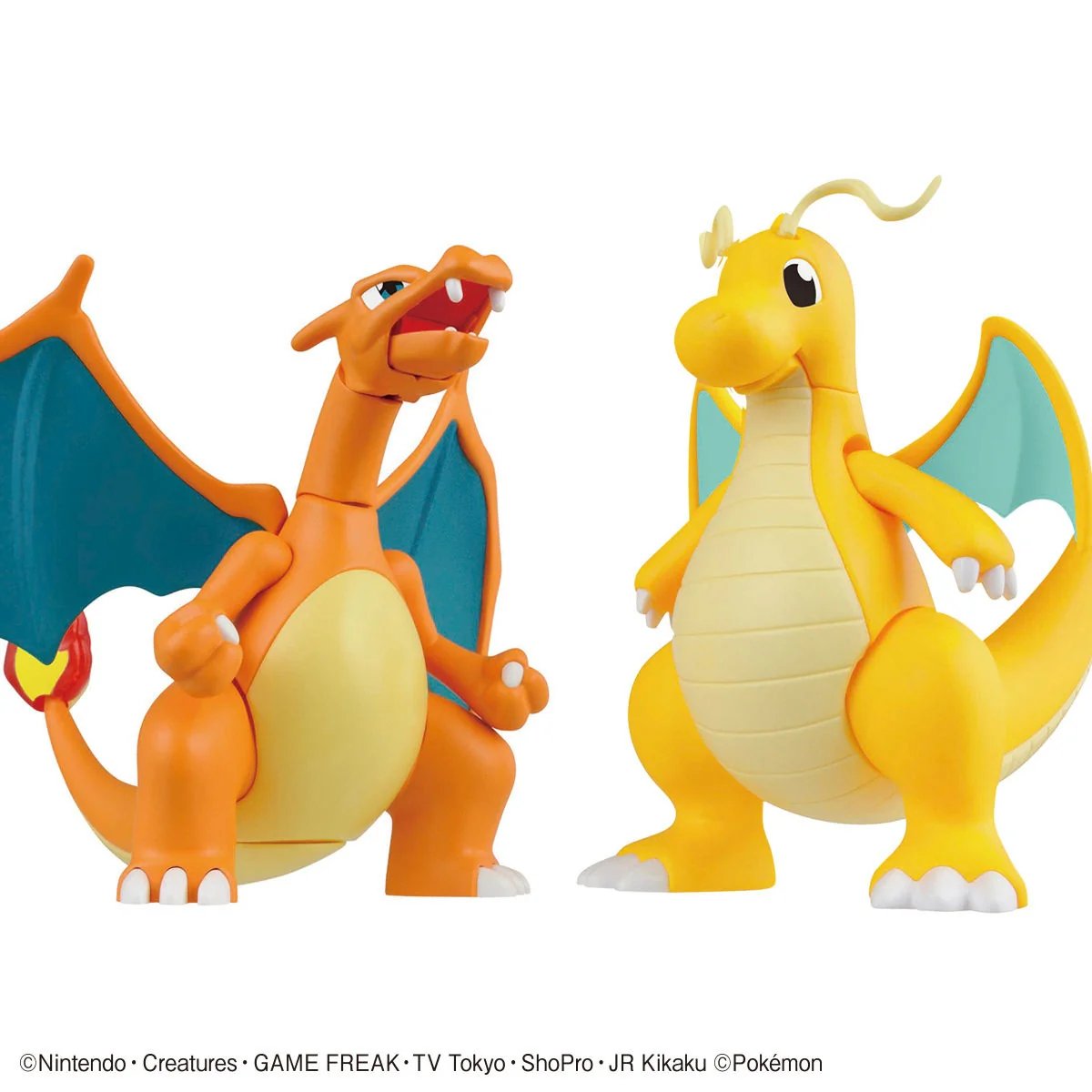Bandai Pokemon Plamo Collection #43 Charizard (Battle Ver.) & Dragonite VS Set Model Kit - Image 2