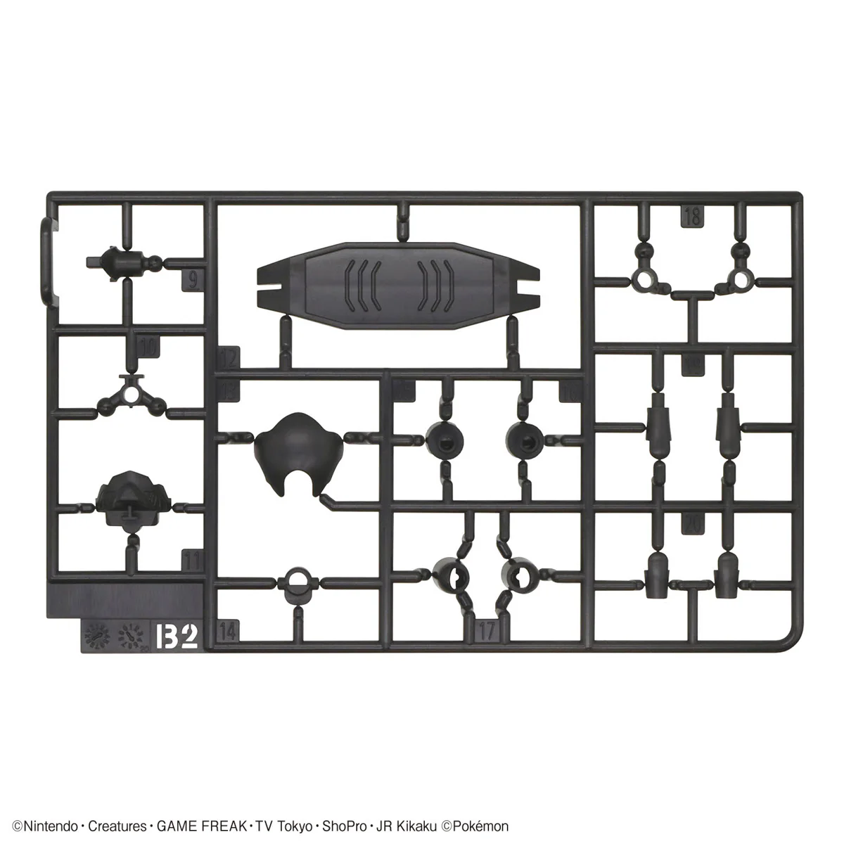 Bandai Pokemon Plamo Collection #57 Ceruledge Model Kit - Image 12