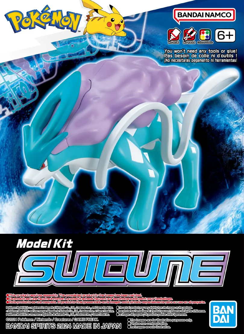 Bandai Pokemon Plamo Collection Select Suicune Model Kit