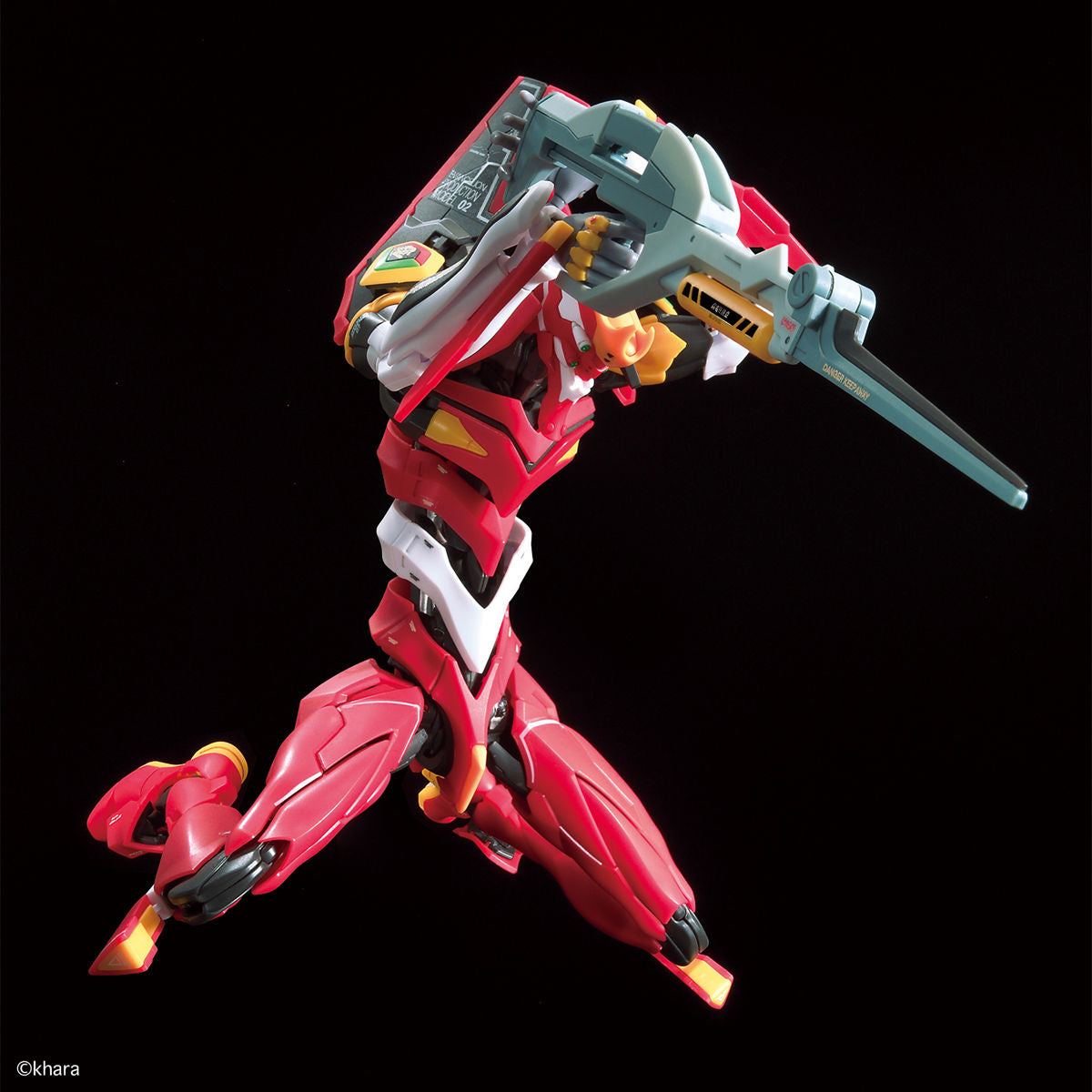 Bandai RG 1/144 Evangelion Production Model EVA Unit-02 Model Kit - Image 5