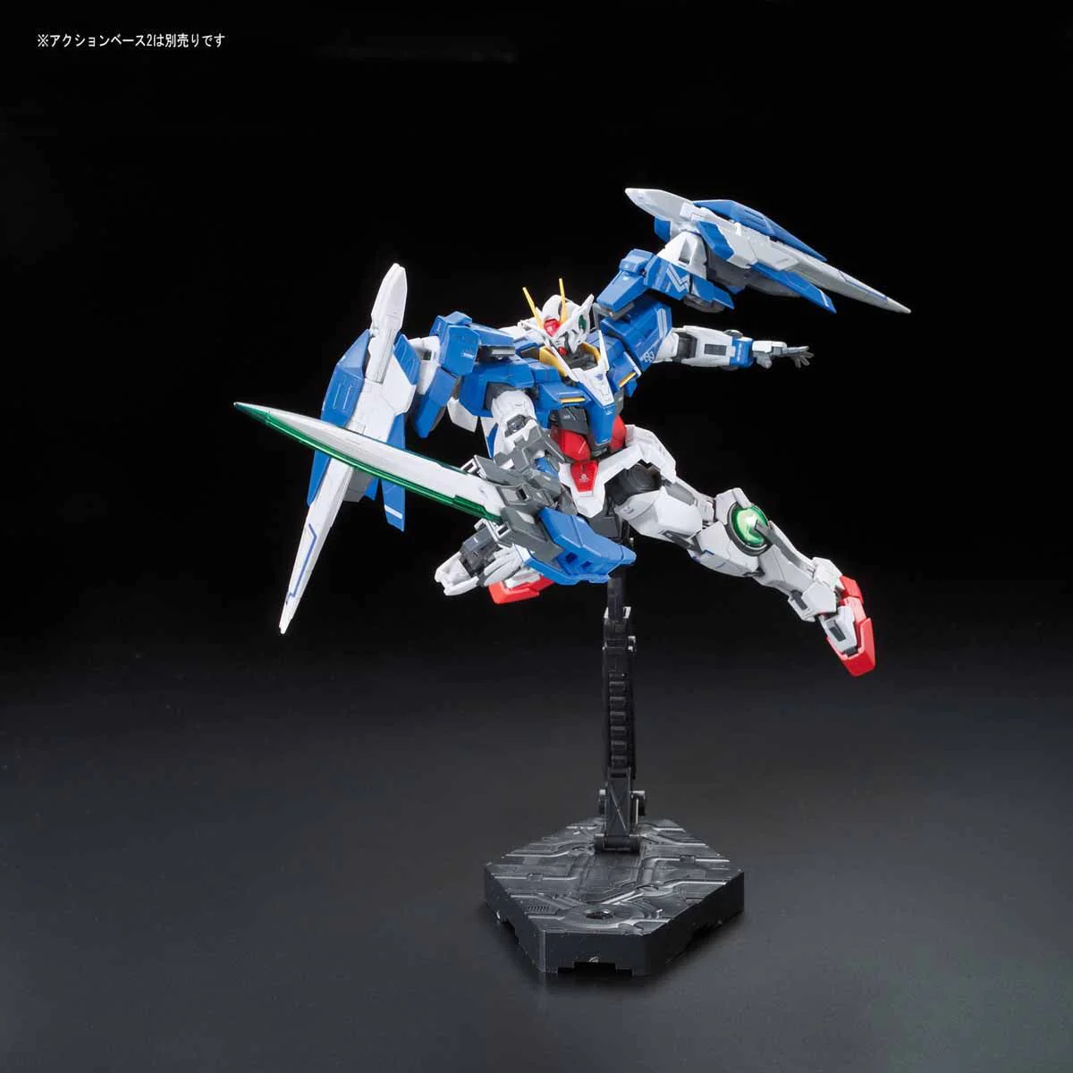 Bandai RG 1/144 GN-0000+GNR-010 00 Raiser Model Kit - Image 4