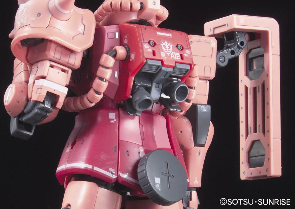 Bandai RG #02 1/144 MS-06S Char's Zaku II Model Kit - Image 7