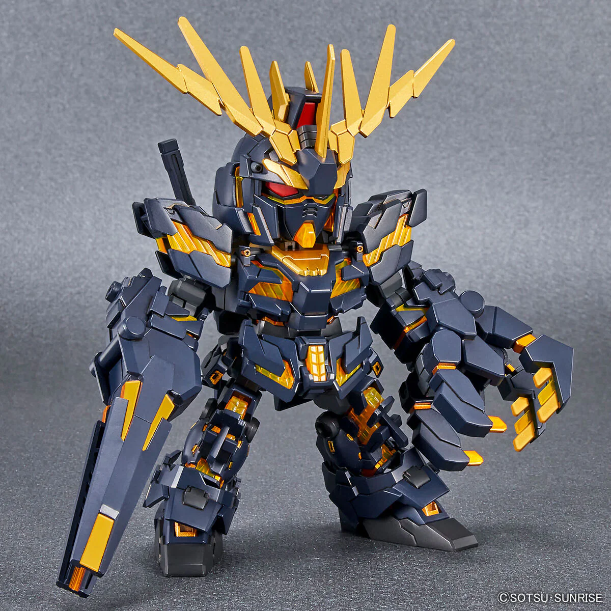Bandai SDCS Unicorn Gundam 02 Banshee (Destroy Mode) & Banshee Norn Parts Set Model Kit - Image 2