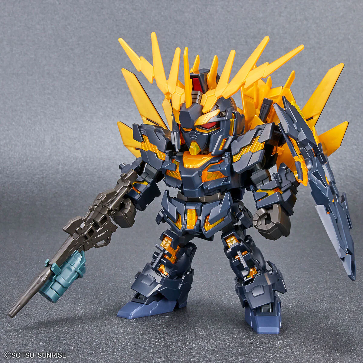 Bandai SDCS Unicorn Gundam 02 Banshee (Destroy Mode) & Banshee Norn Parts Set Model Kit - Image 4