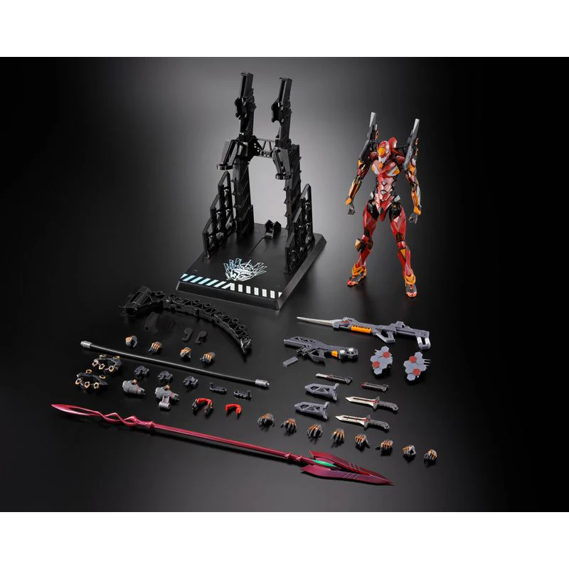 Bandai Tamashii Nations Metal Build Evangelion Production Model-02 30th With The Spear of Cassius Action Figure - Image 9
