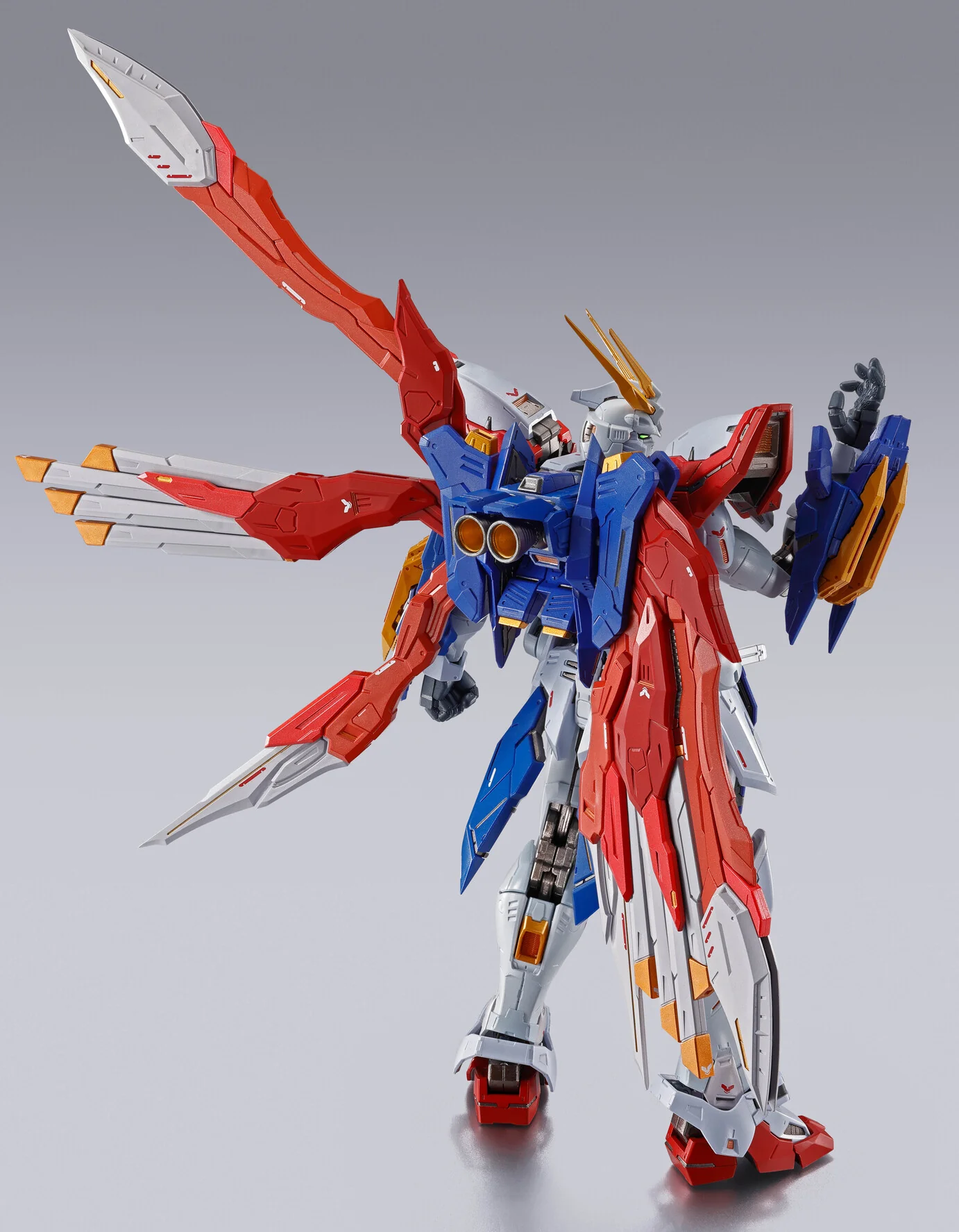 Bandai Tamashii Nations Metal Build GF13-017NJII God Gundam & God Gundam Second Action Figure - Image 11