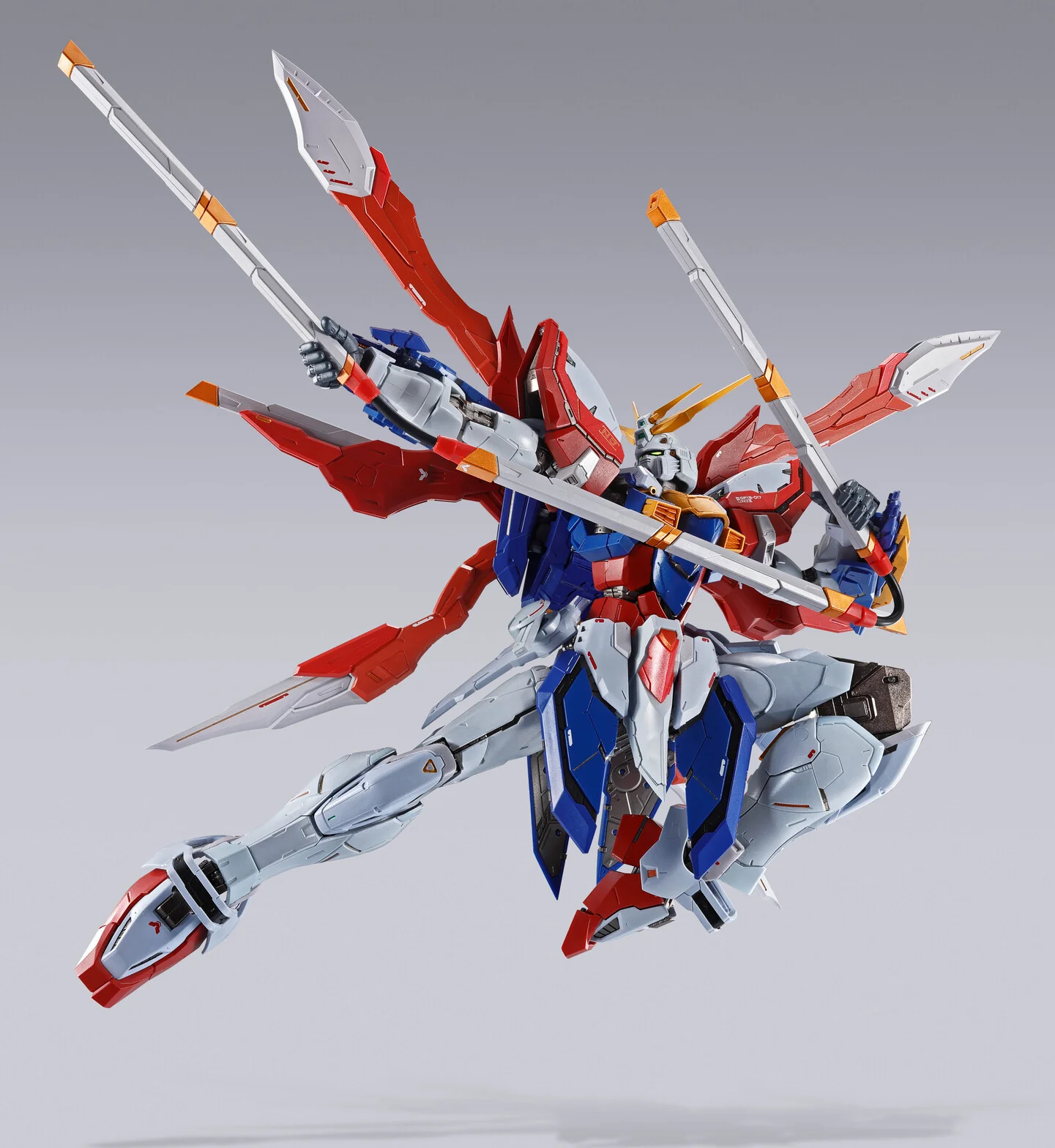 Bandai Tamashii Nations Metal Build GF13-017NJII God Gundam & God Gundam Second Action Figure - Image 14