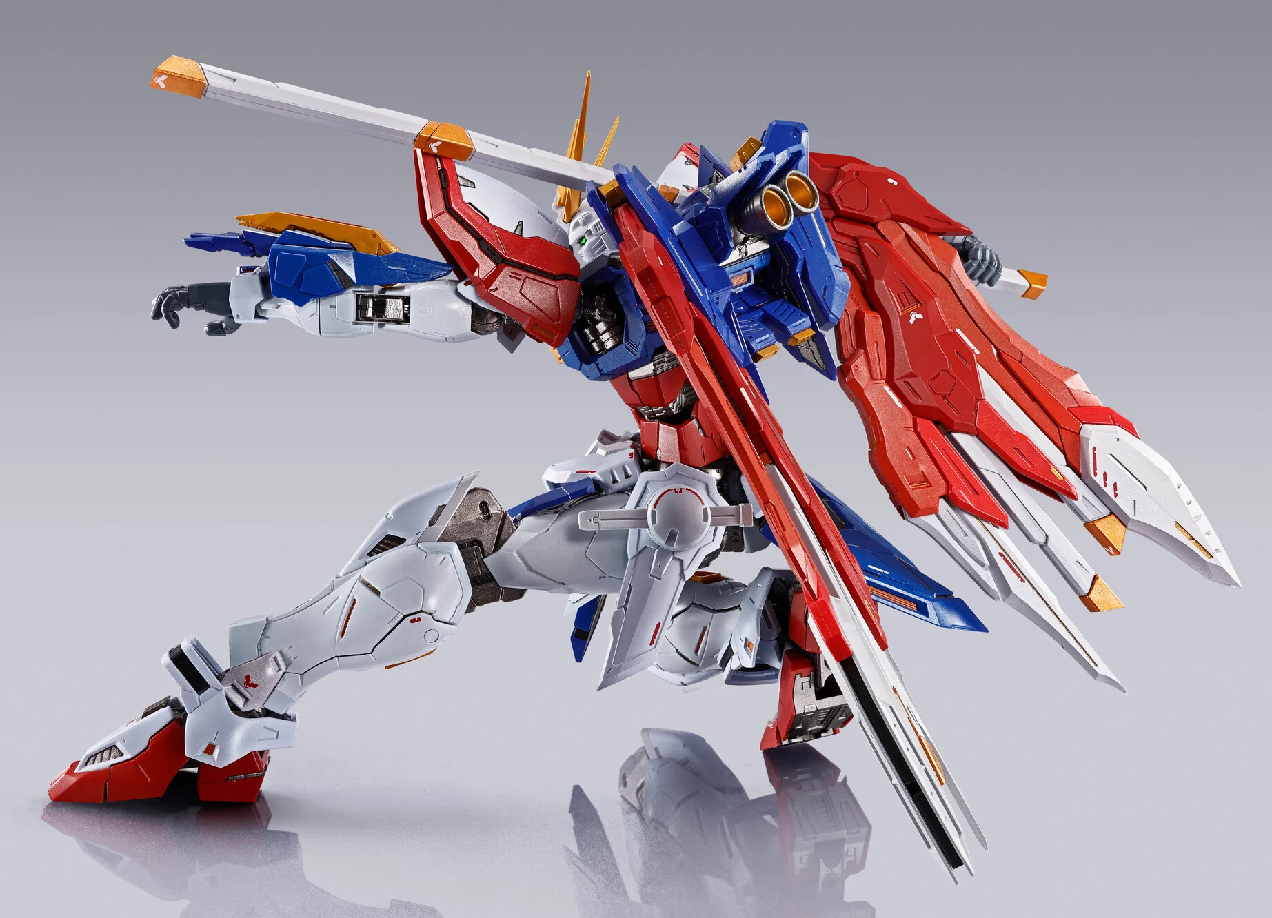 Bandai Tamashii Nations Metal Build GF13-017NJII God Gundam & God Gundam Second Action Figure - Image 17