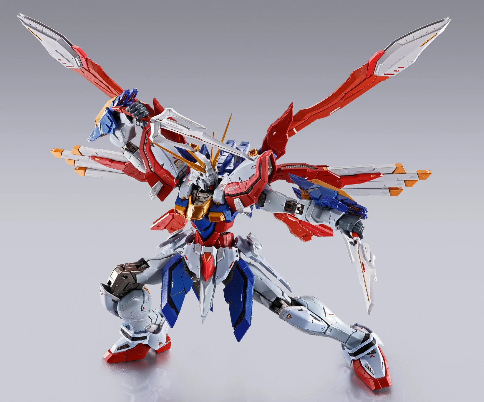 Bandai Tamashii Nations Metal Build GF13-017NJII God Gundam & God Gundam Second Action Figure - Image 19