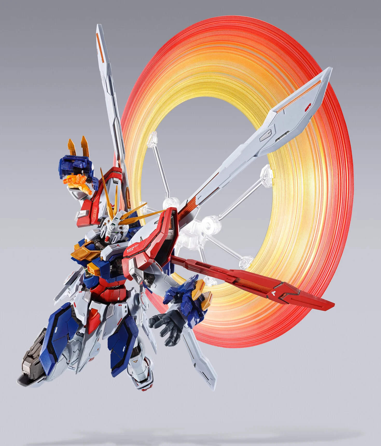 Bandai Tamashii Nations Metal Build GF13-017NJII God Gundam & God Gundam Second Action Figure - Image 7