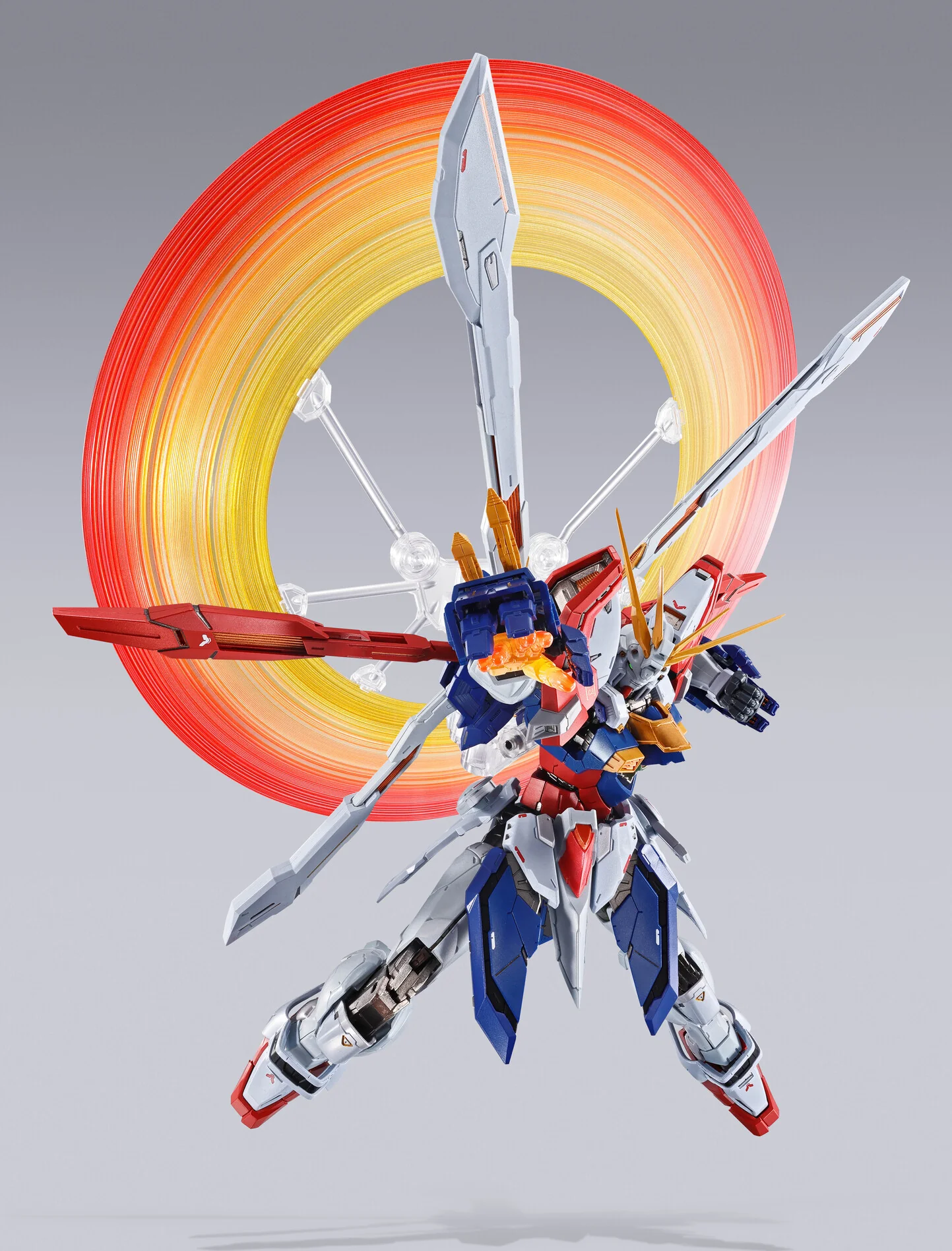 Bandai Tamashii Nations Metal Build GF13-017NJII God Gundam & God Gundam Second Action Figure - Image 8