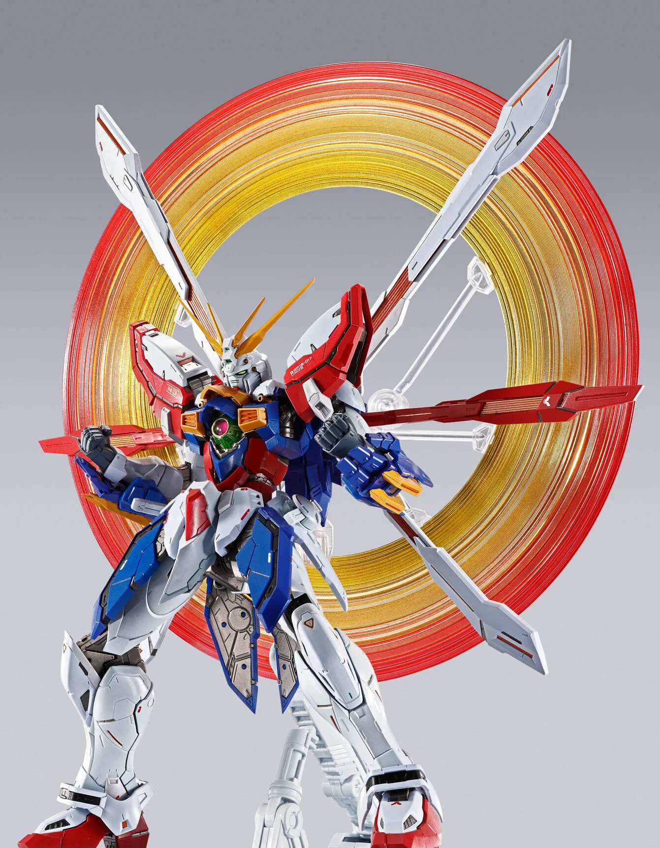Bandai Tamashii Nations Metal Build GF13-017NJII God Gundam & God Gundam Second Action Figure - Image 9