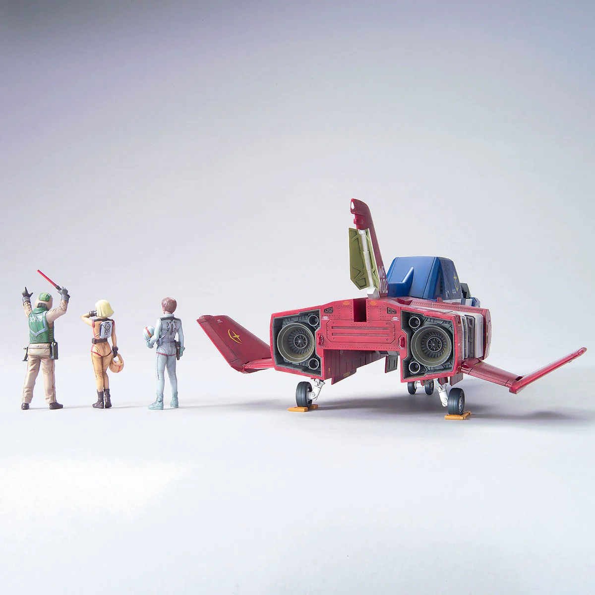 Bandai UCHG U.C.HARD GRAPH 1/35 EFSF FF-X7 Core Fighter Model Kit - Image 11