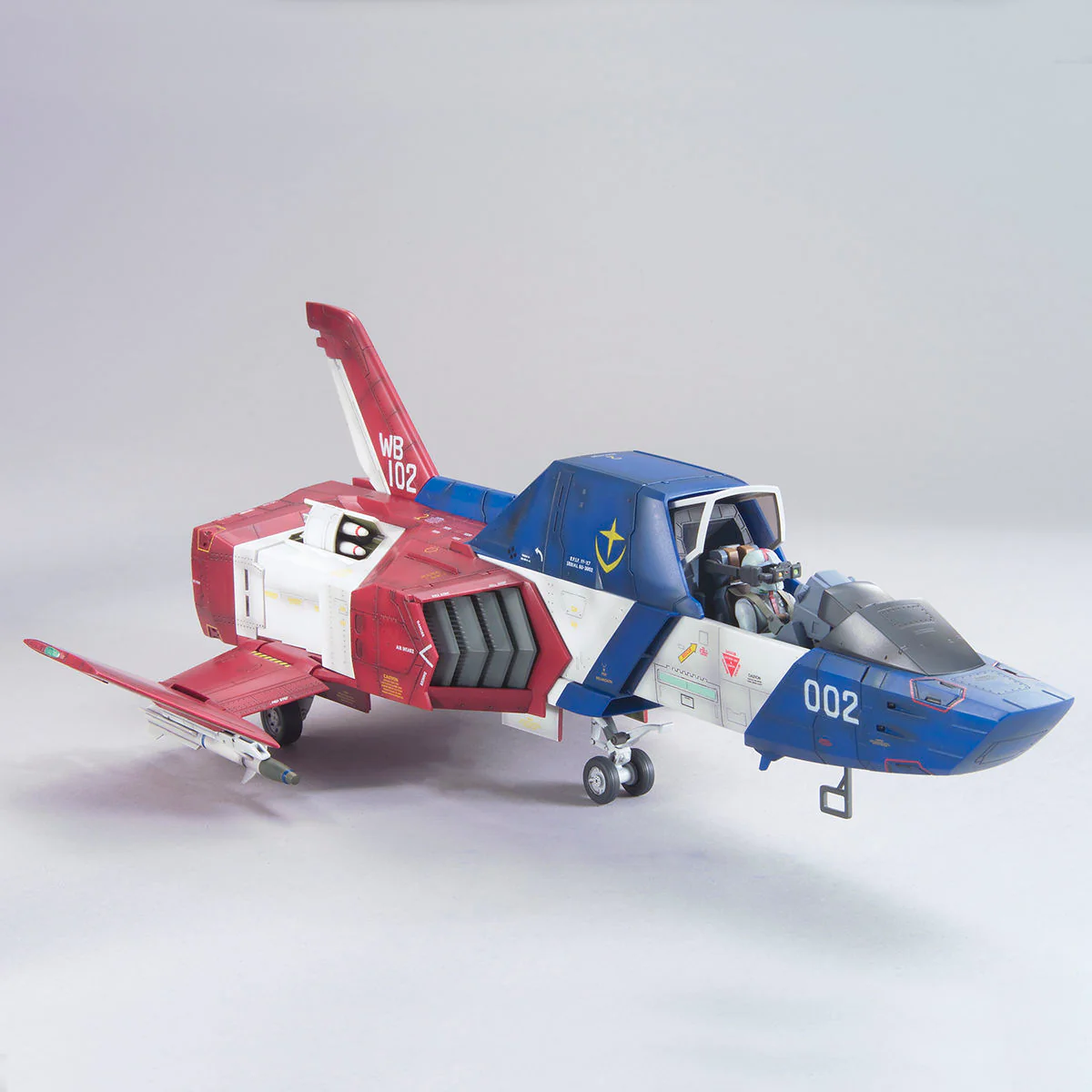Bandai UCHG U.C.HARD GRAPH 1/35 EFSF FF-X7 Core Fighter Model Kit - Image 7