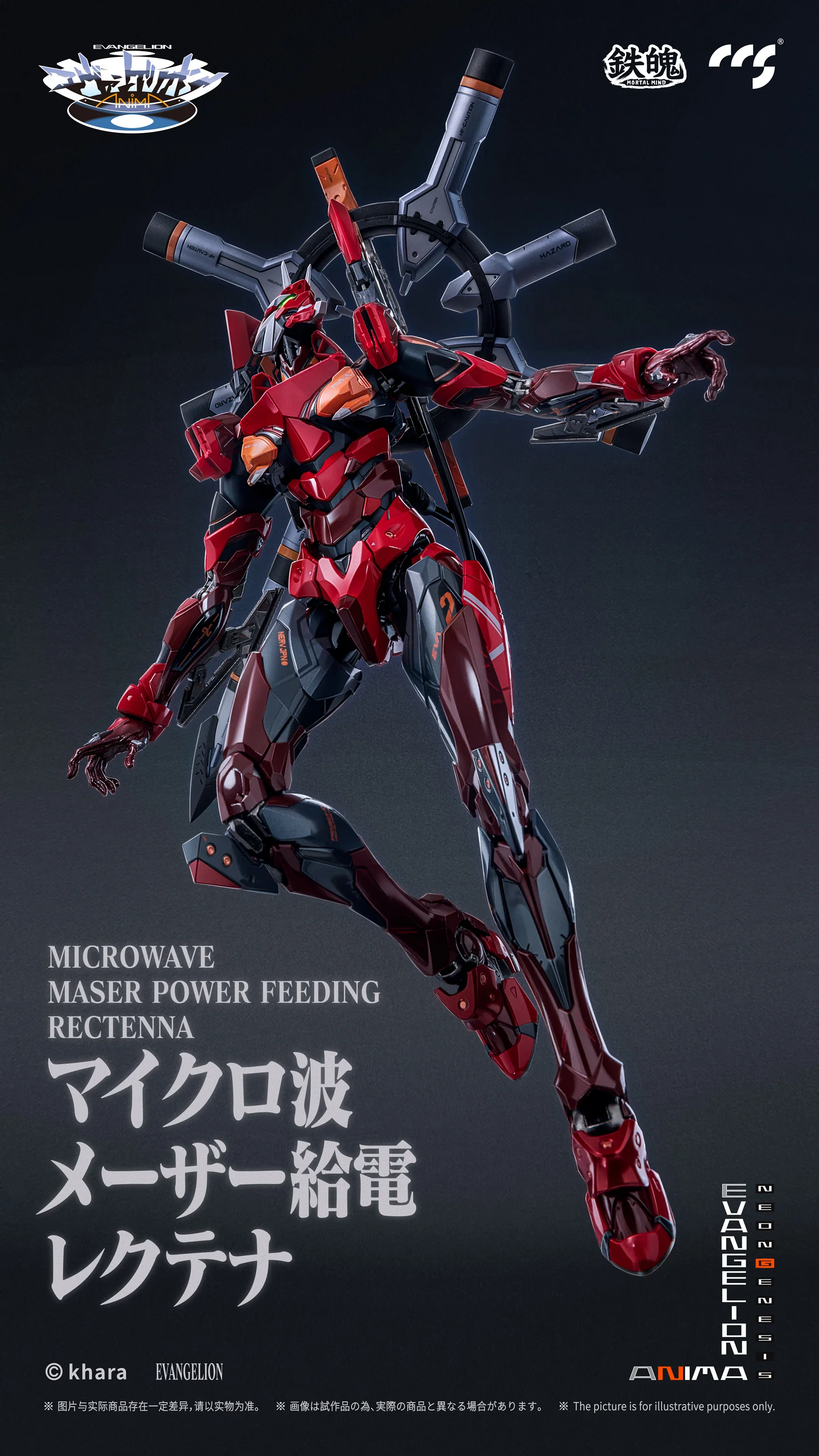 CCS Toys Mortal Mind Evangelion ANIMA Unit-02 Type II Action Figure - Image 6