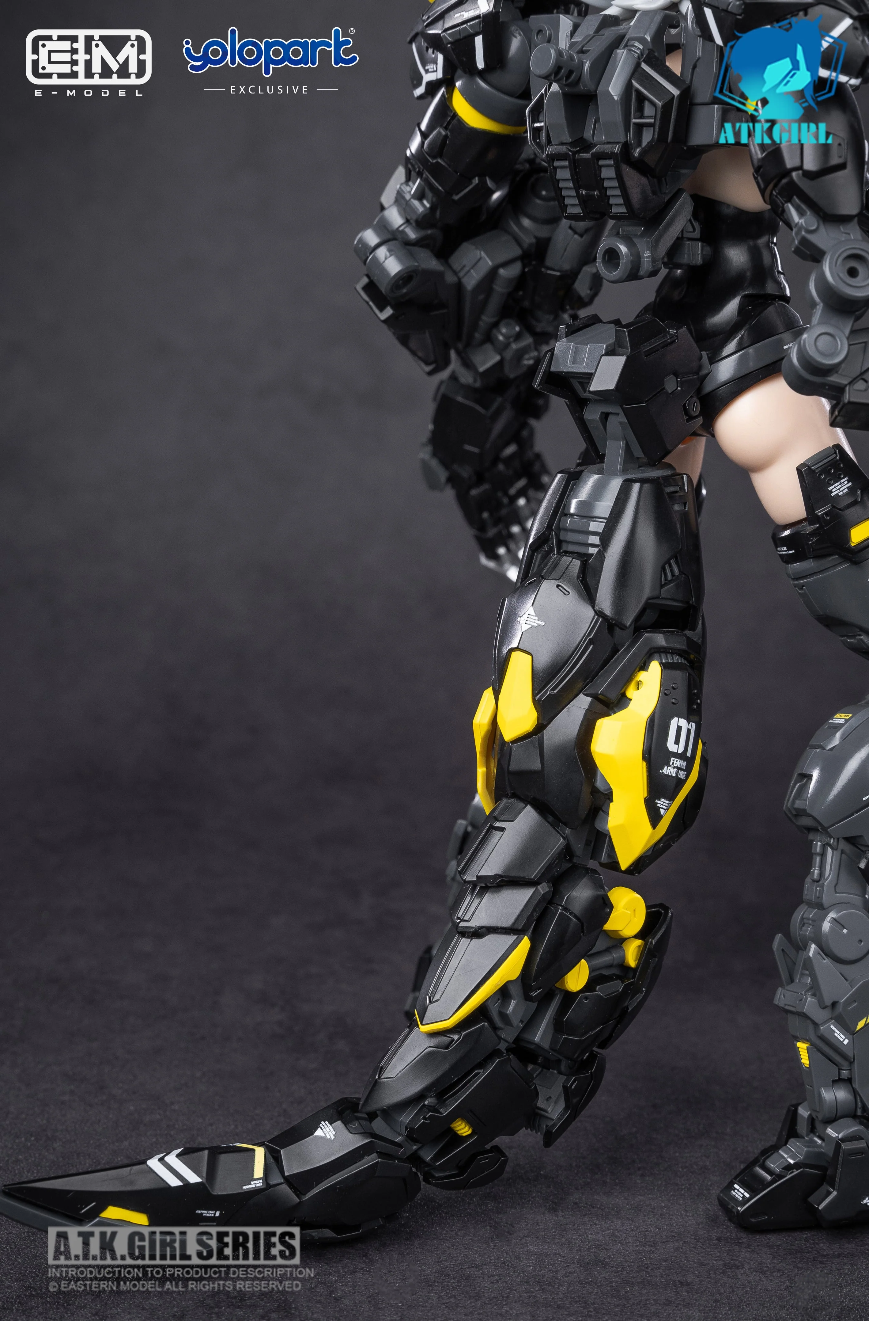 Eastern Model ATK Girl Endless Night Fenrir Stealth Ver. Model Kit - Image 10