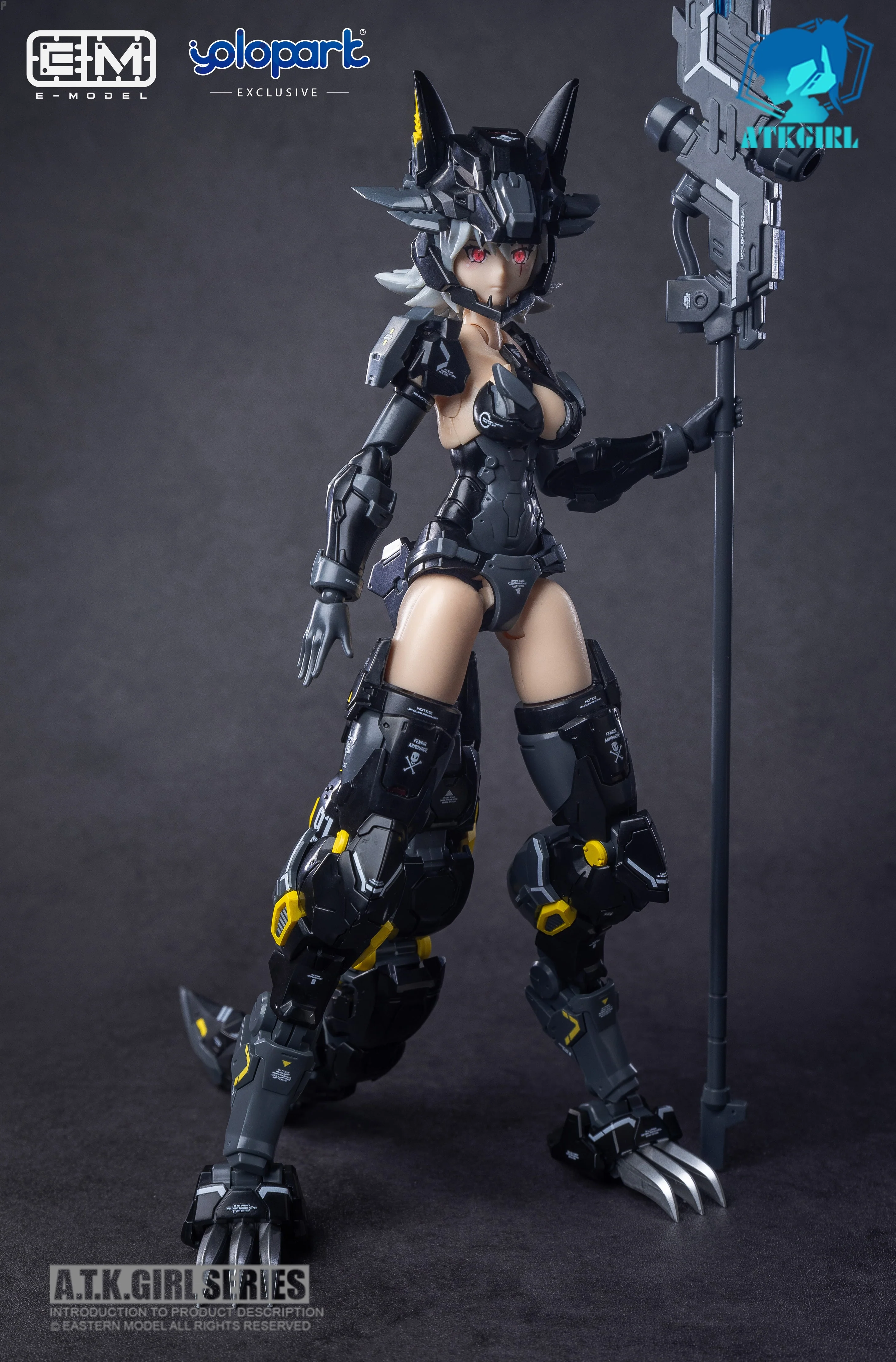 Eastern Model ATK Girl Endless Night Fenrir Stealth Ver. Model Kit - Image 11
