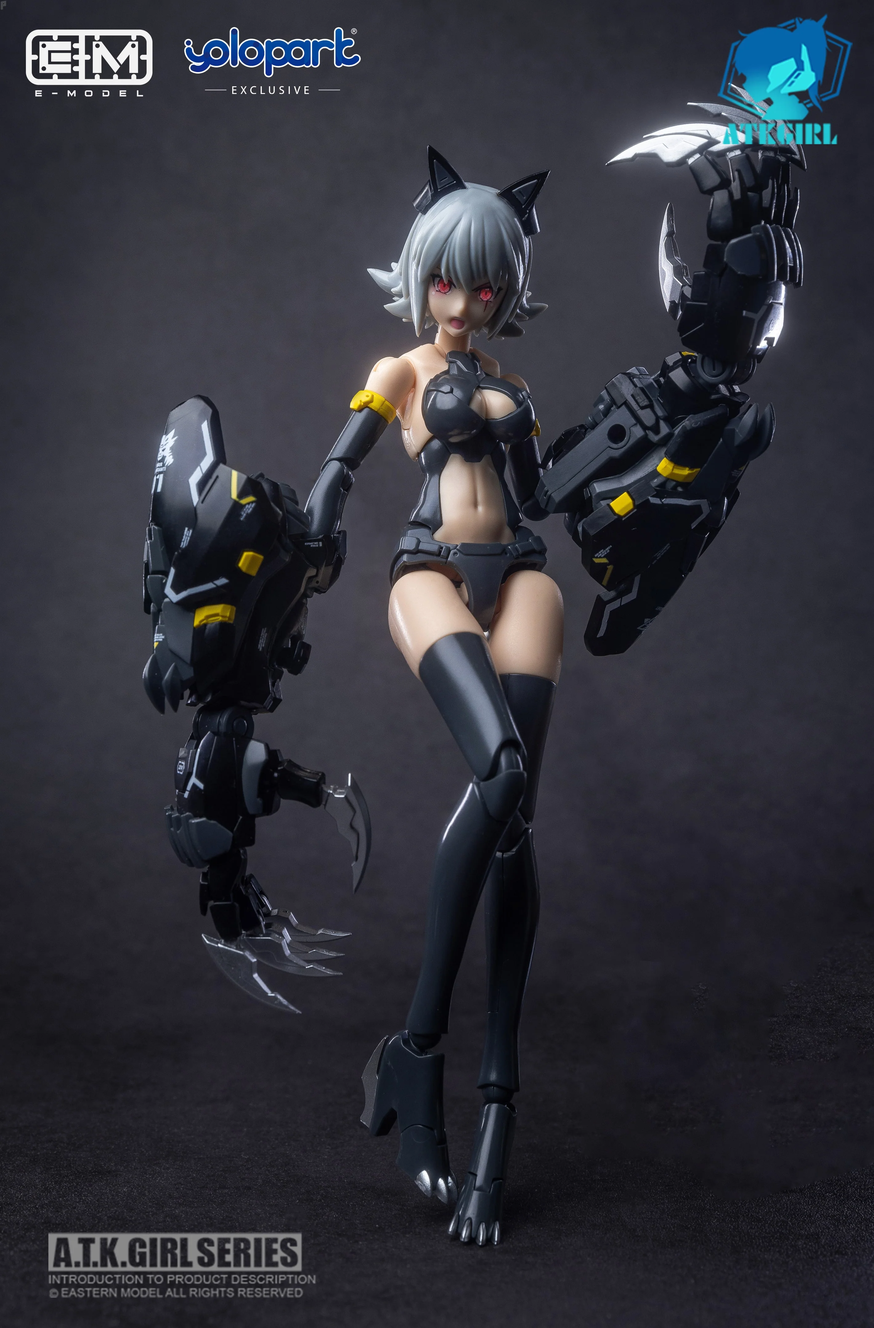 Eastern Model ATK Girl Endless Night Fenrir Stealth Ver. Model Kit - Image 12