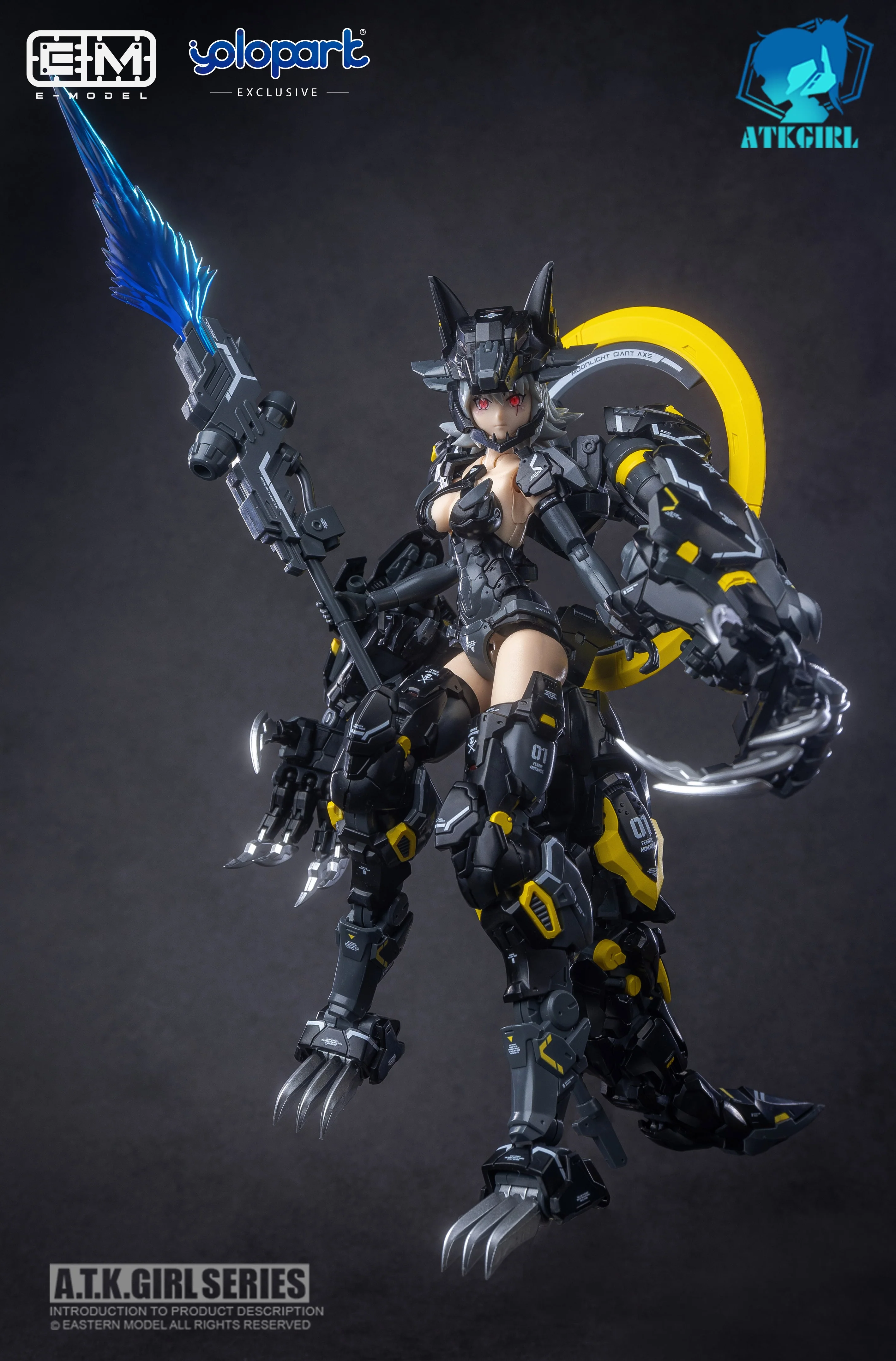 Eastern Model ATK Girl Endless Night Fenrir Stealth Ver. Model Kit - Image 15