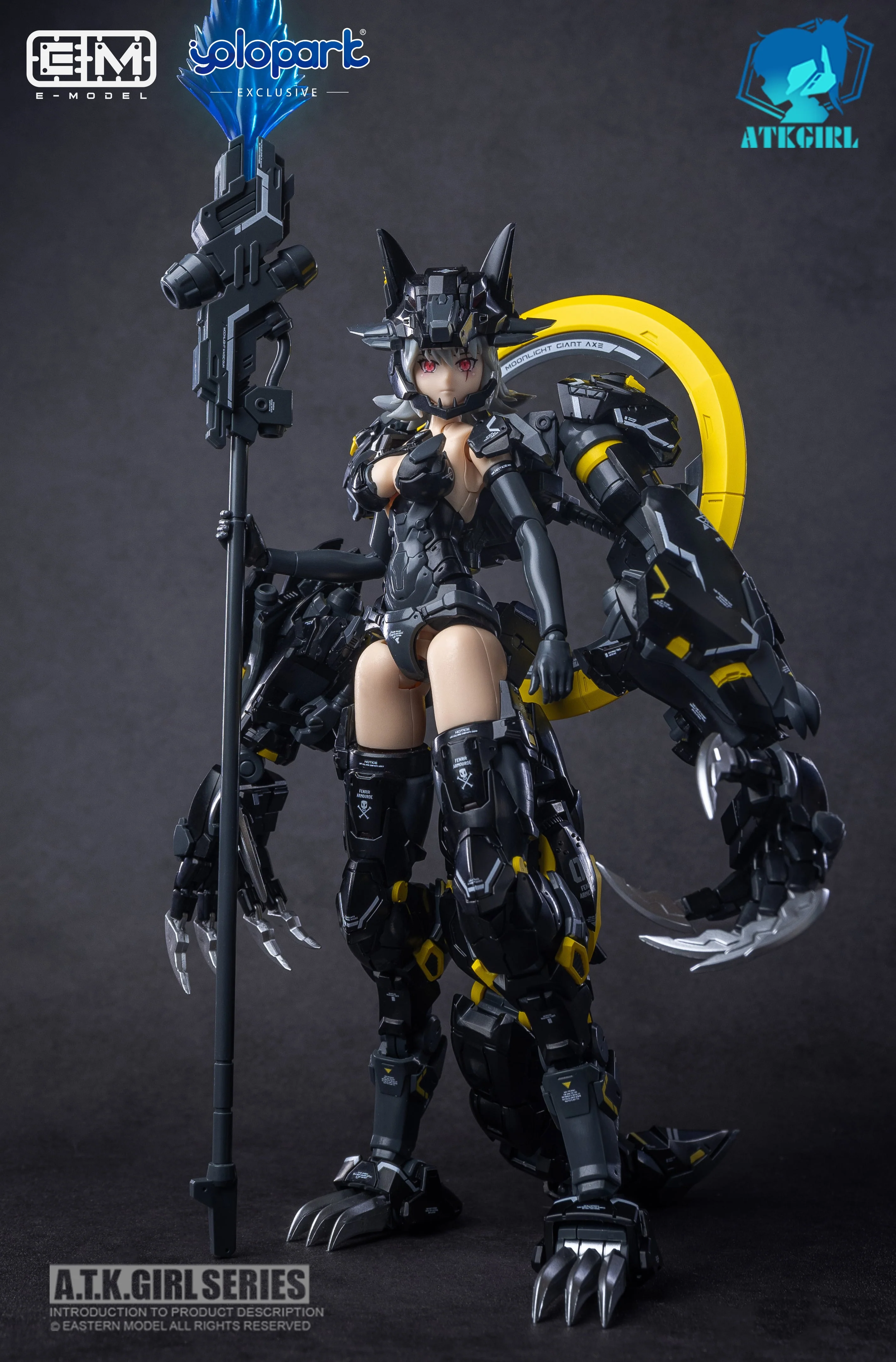 Eastern Model ATK Girl Endless Night Fenrir Stealth Ver. Model Kit - Image 2