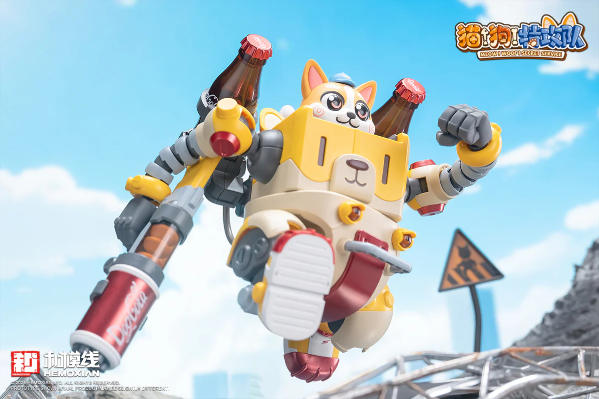 Hemoxian Meow! Woof! Secret Service Colaji Model Kit - Image 17