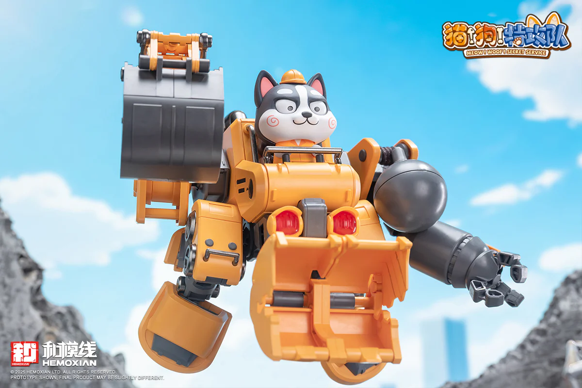 Hemoxian Meow! Woof! Secret Service Husky Model Kit - Image 16