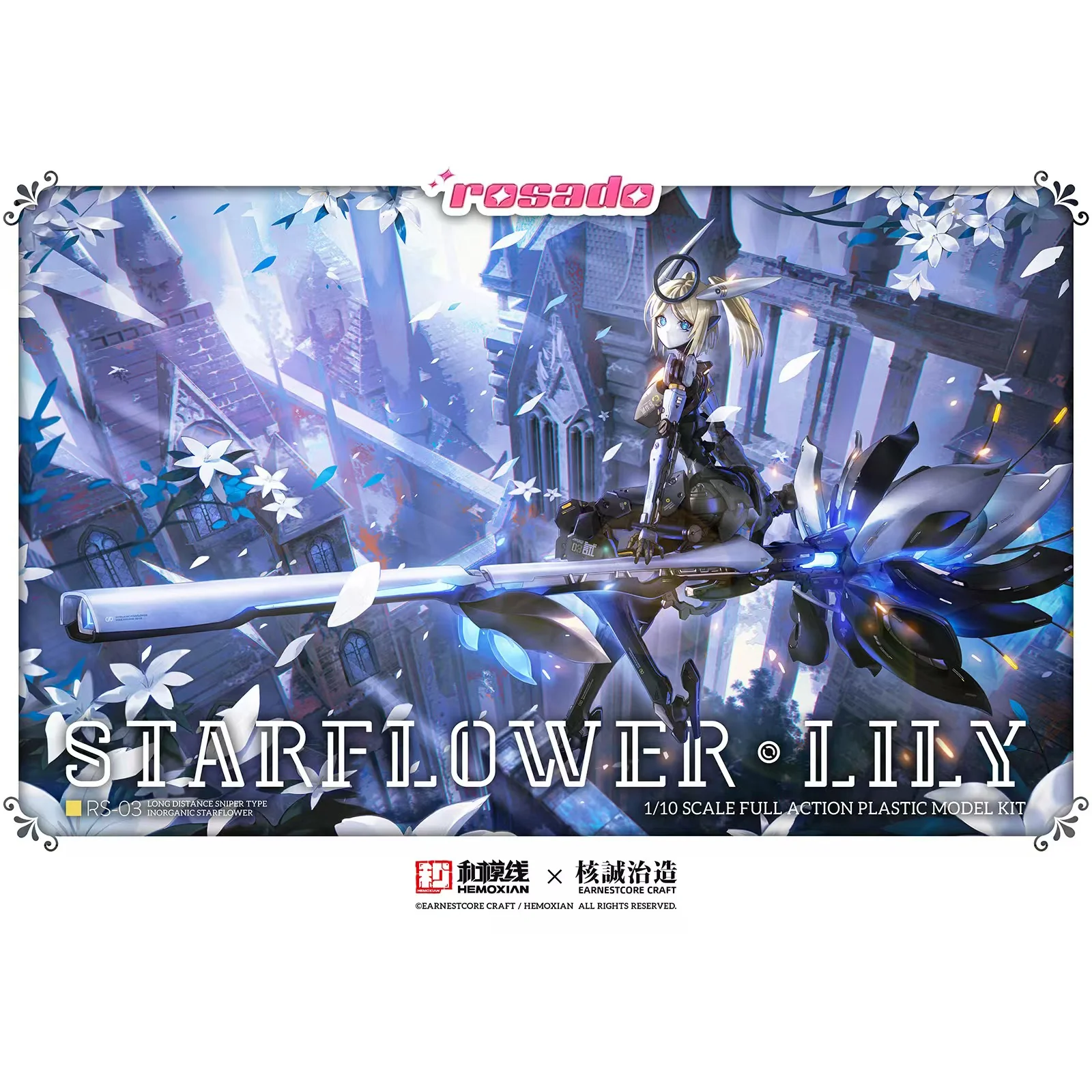 Hemoxian X Earnestcore Craft Rosado Project 1/10 Starflower Lilly MK3 1/10 Model Kit