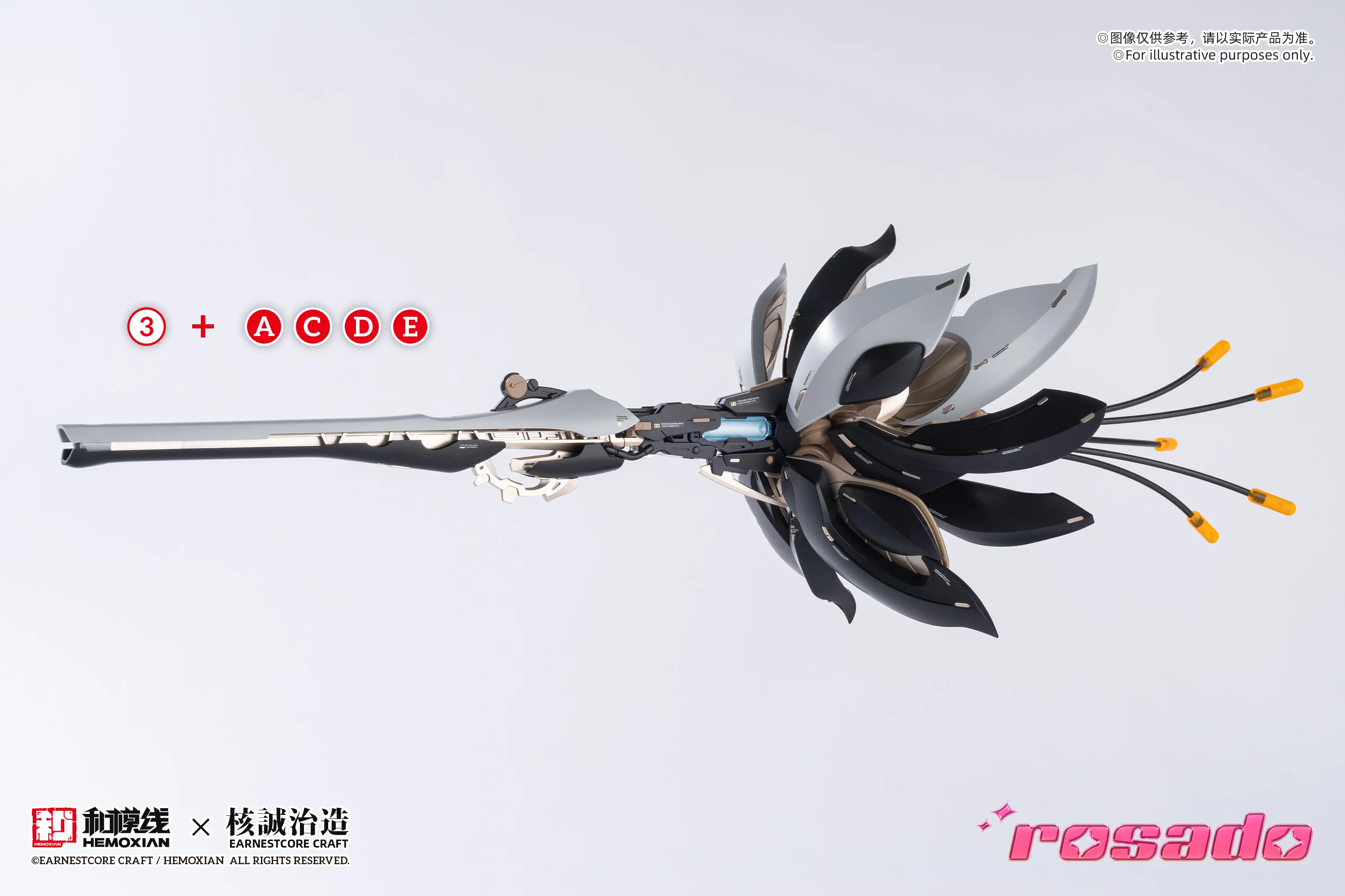 Hemoxian X Earnestcore Craft Rosado Project 1/10 Starflower Lilly MK3 1/10 Model Kit - Image 21