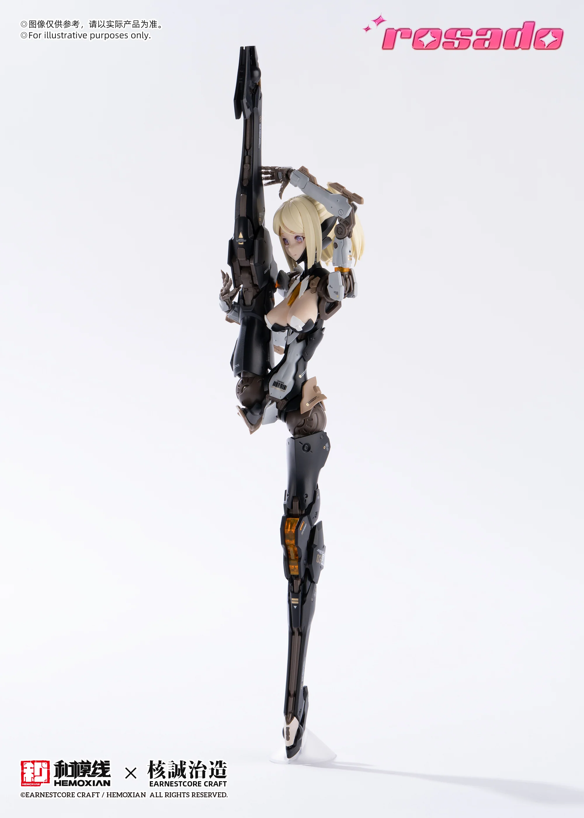 Hemoxian X Earnestcore Craft Rosado Project 1/10 Starflower Lilly MK3 1/10 Model Kit - Image 6
