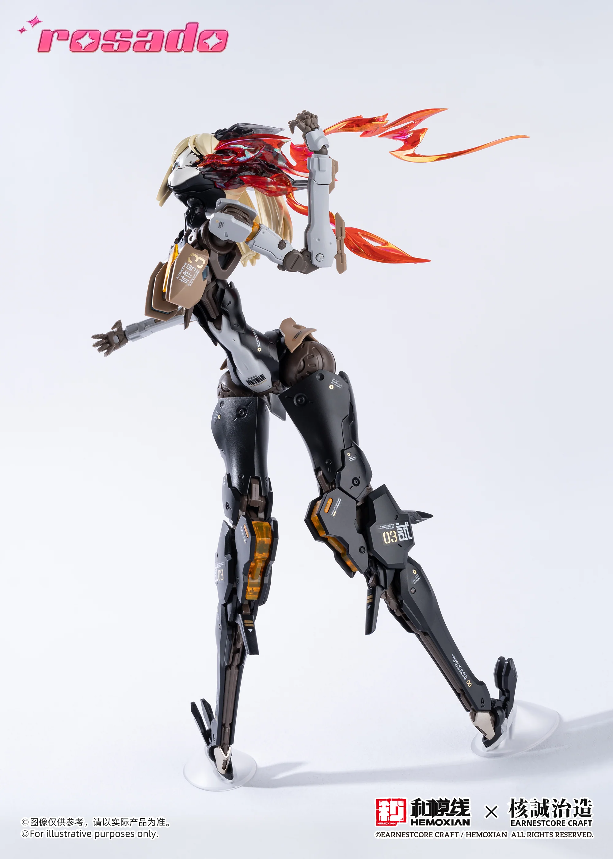 Hemoxian X Earnestcore Craft Rosado Project 1/10 Starflower Lilly MK3 1/10 Model Kit - Image 8