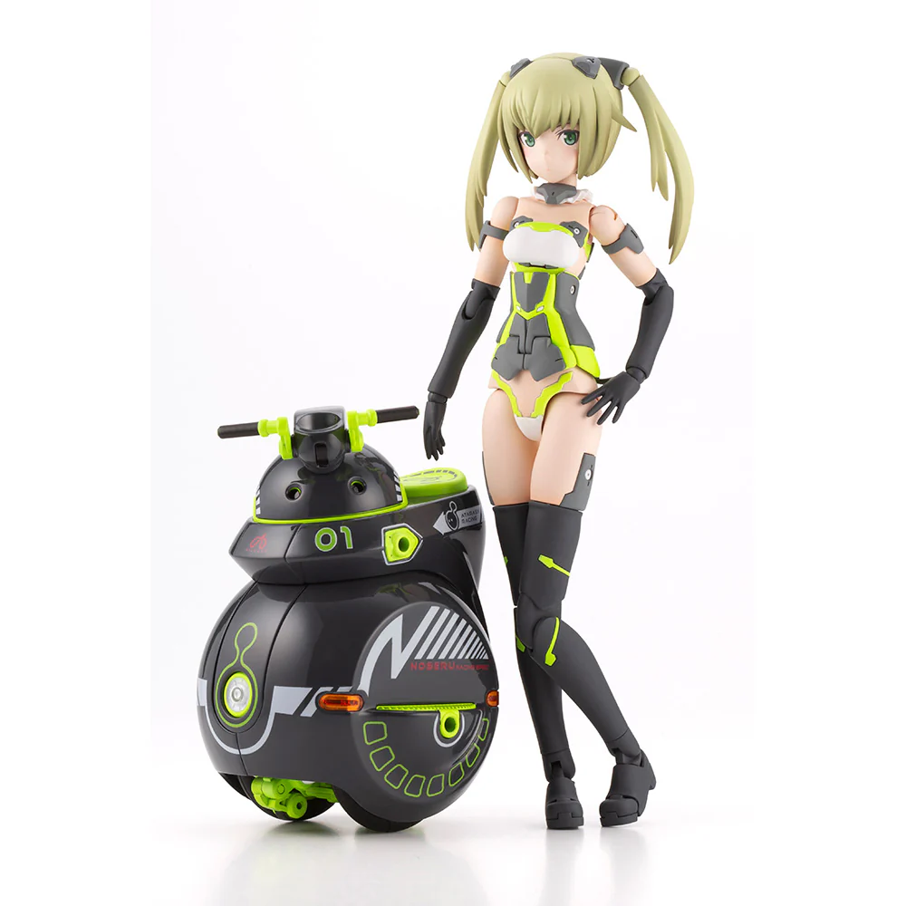Kotobukiya Frame Arms Girl Innocentia [Racer] & Noseru [Racing Specs Ver.] Model Kit - Image 13