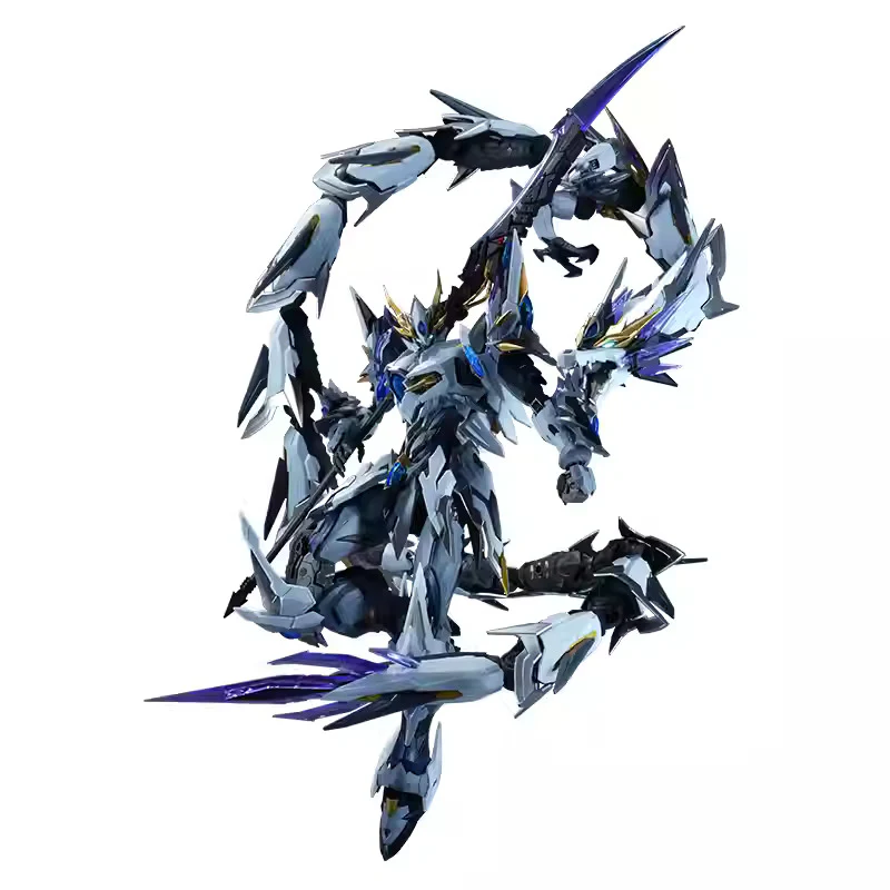 Motor Nuclear Legend of Star General MNP-XH03W AoBing Blue Dragon Mighty Color Ver Model Kit - Image 3