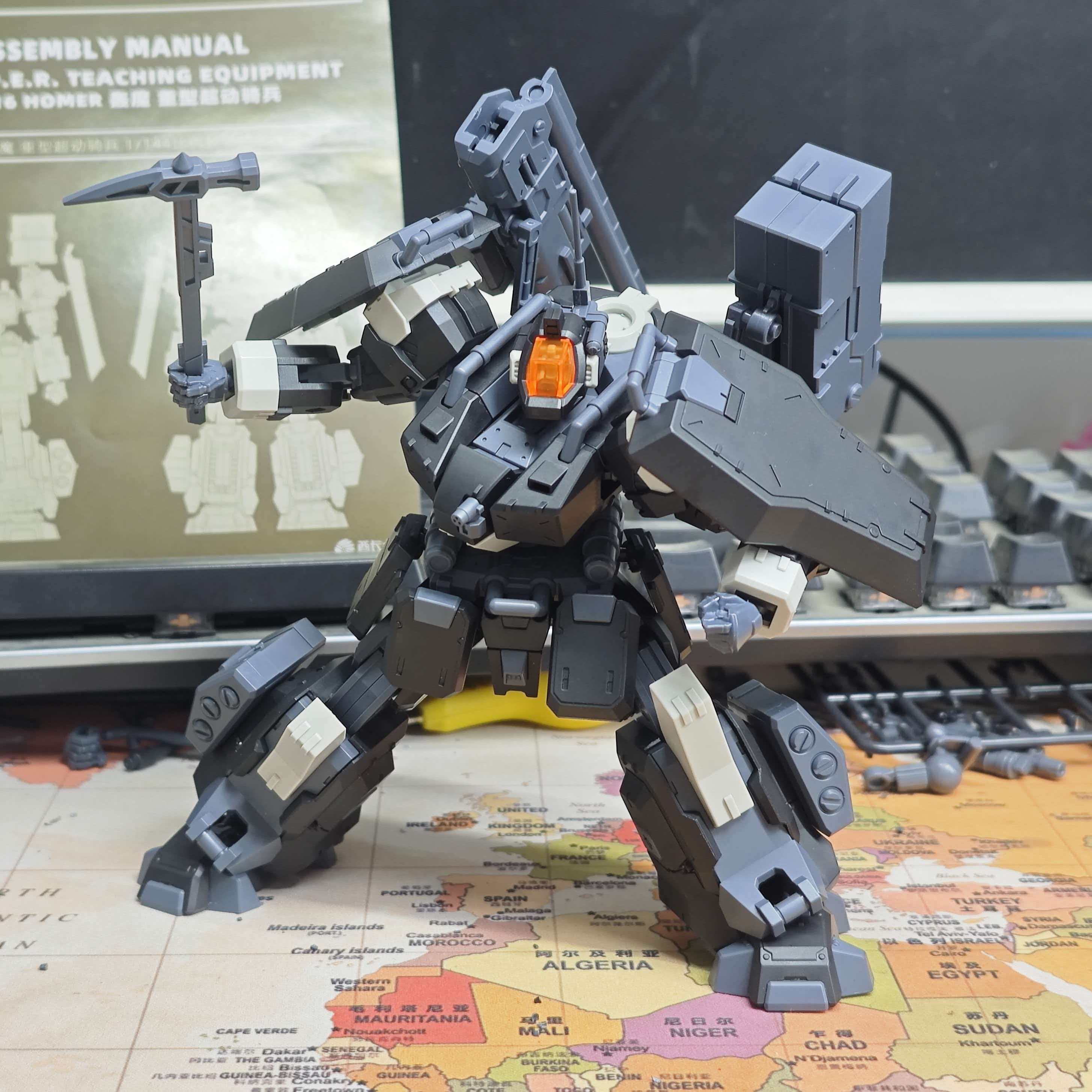 Sheik Mainland Ultra Action Trooper Homer Black Ver. Model Kit - Image 7
